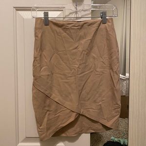 Beige tulip skirt F21